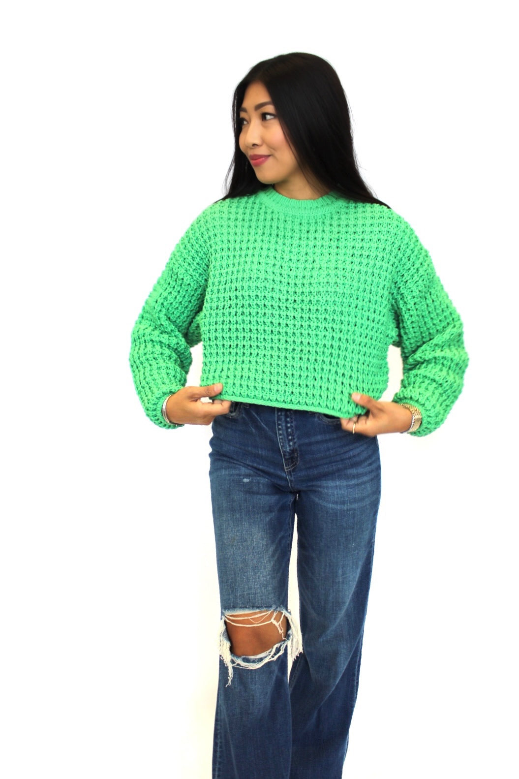 Pistachio Knit Sweater