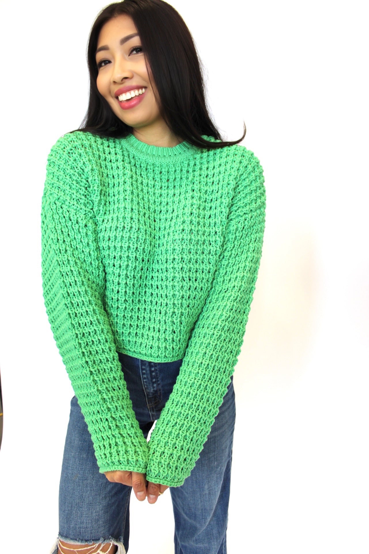 Pistachio Knit Sweater