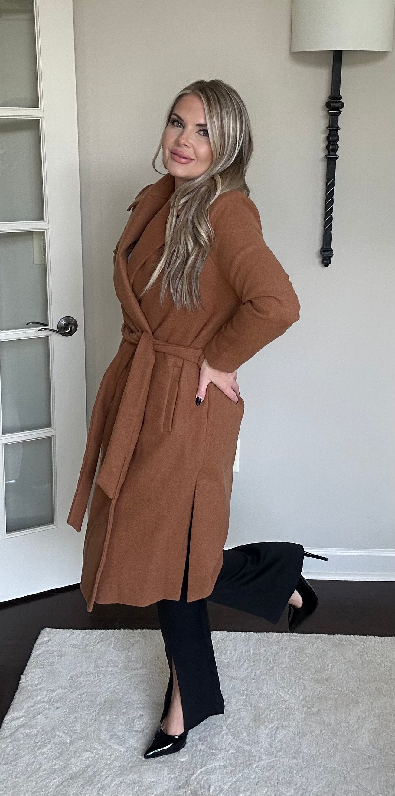 London Belted Wrap Coat