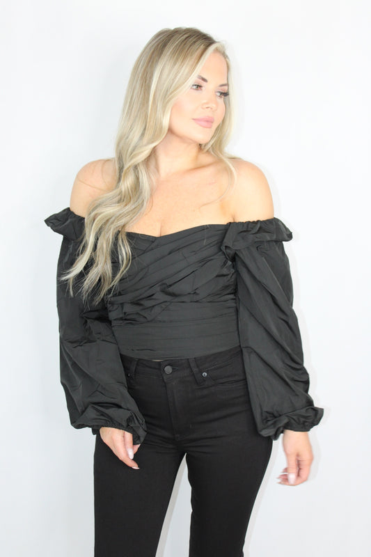 Dahlia Ruffle Shoulder Top