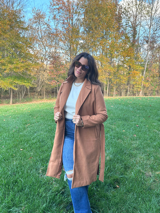 London Belted Wrap Coat