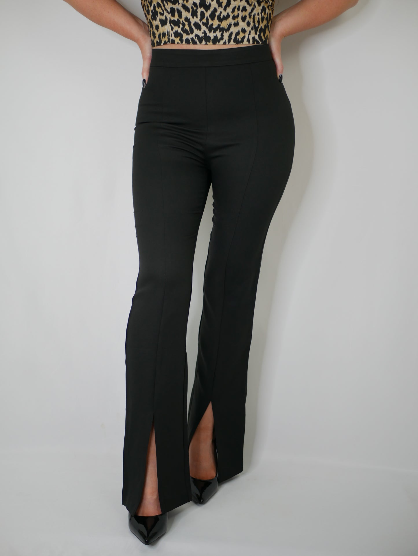 Caroline Front Slit Pant