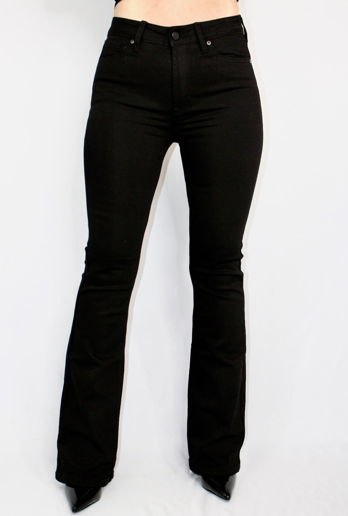 Sophia Black Flare Jeans