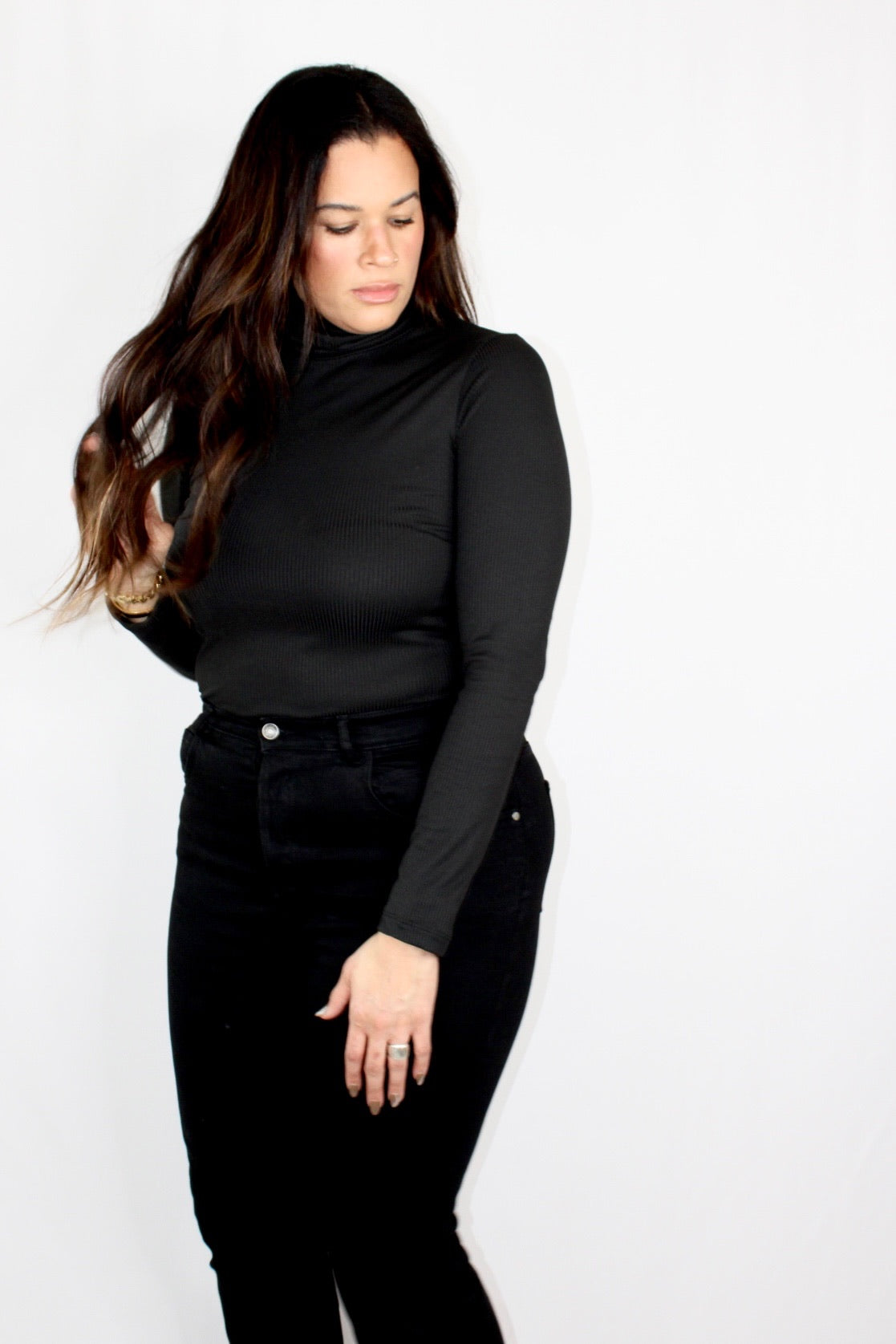 Amanda Ribbed Turtleneck