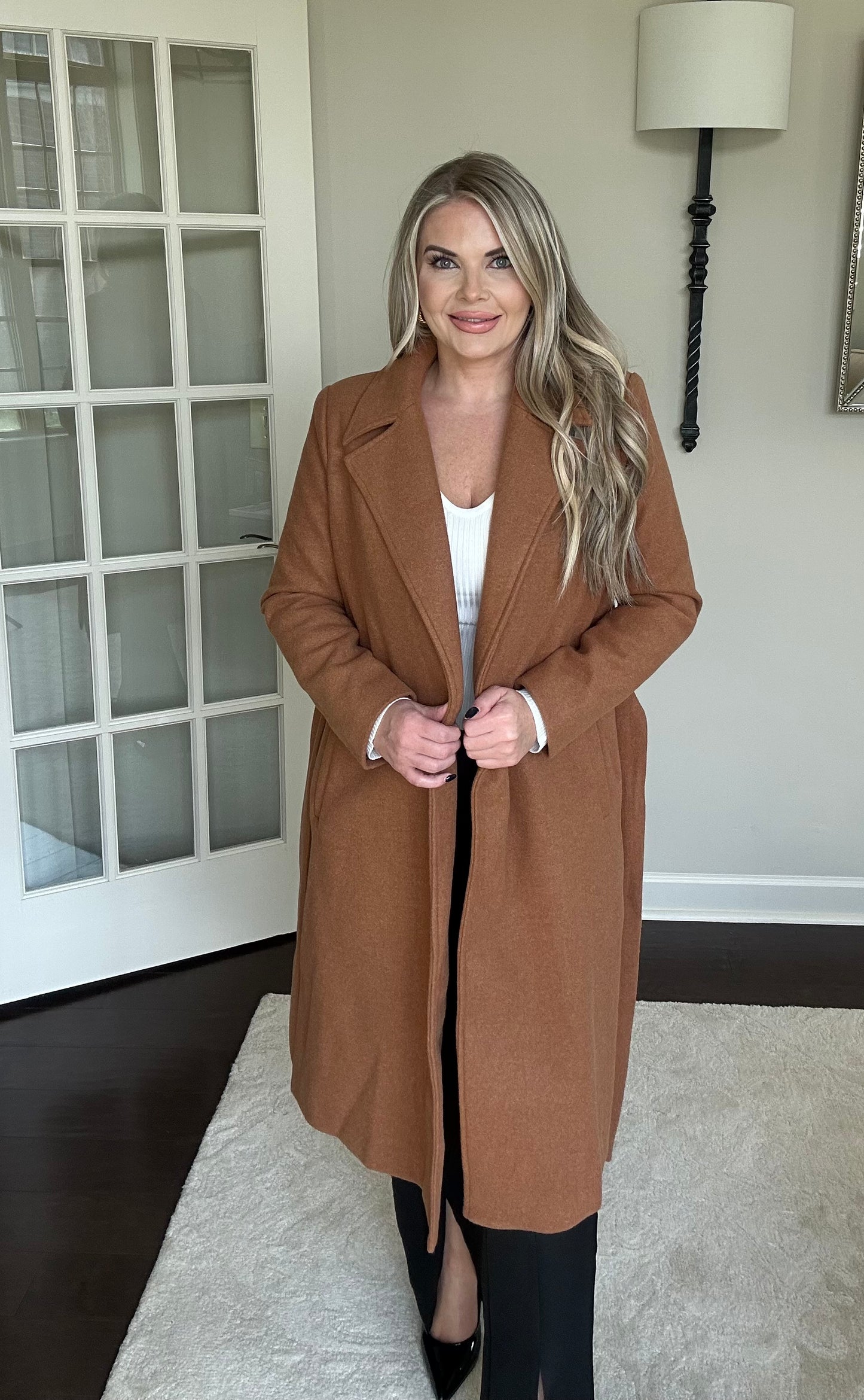 London Belted Wrap Coat