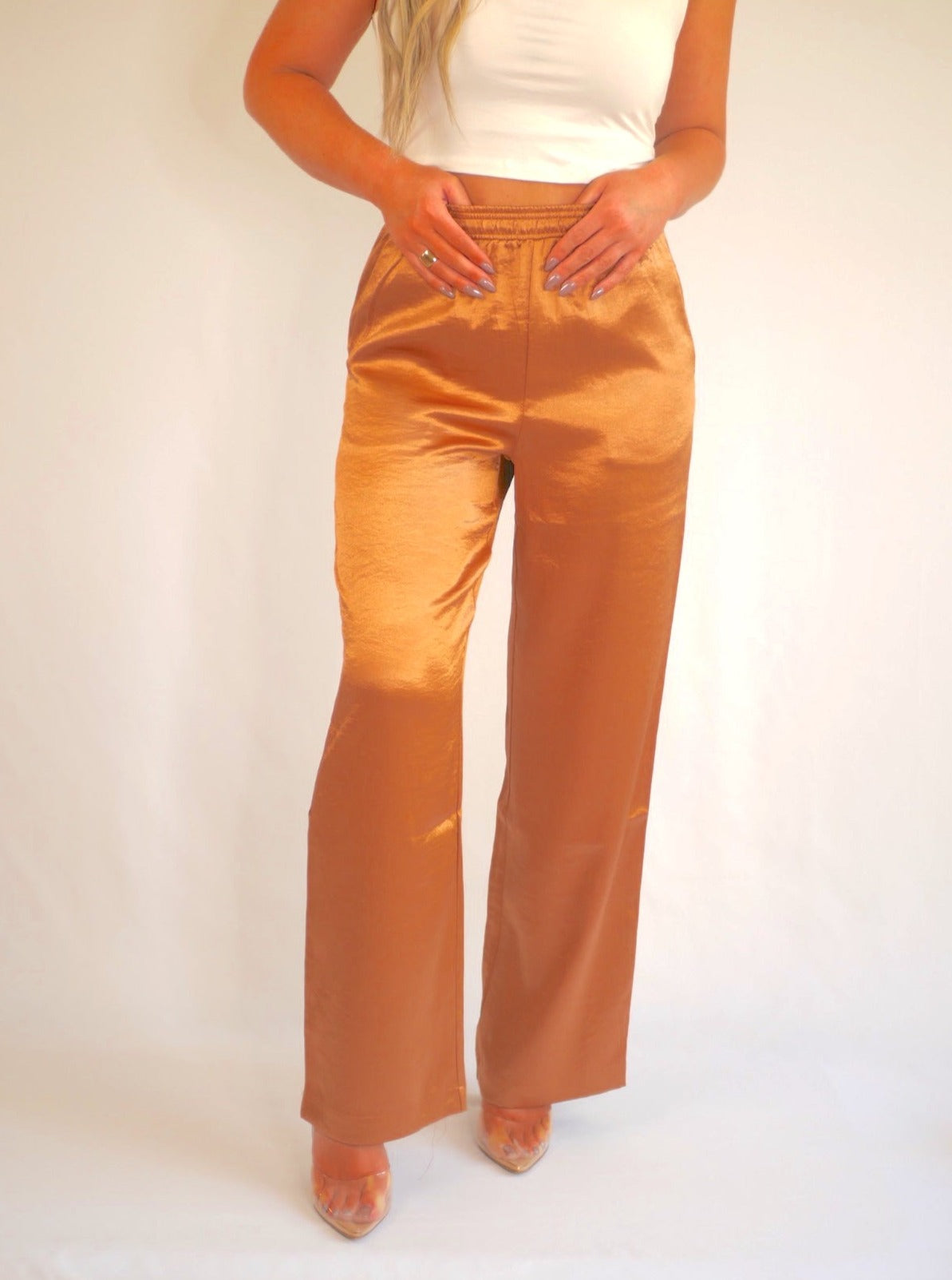 Guilded Satin Pant